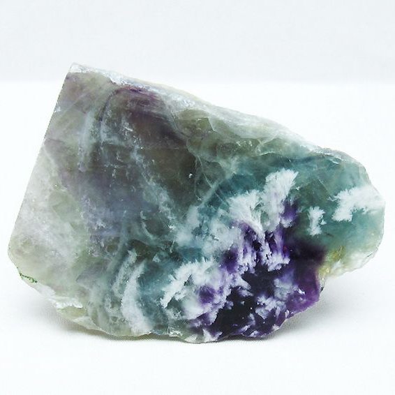 エンジェルフェザー フローライト 原石[t599-2739]