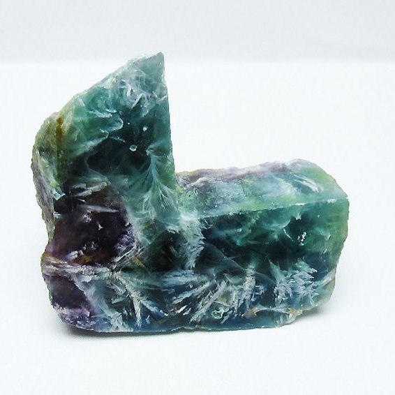 エンジェルフェザー フローライト 原石[T599-2750]