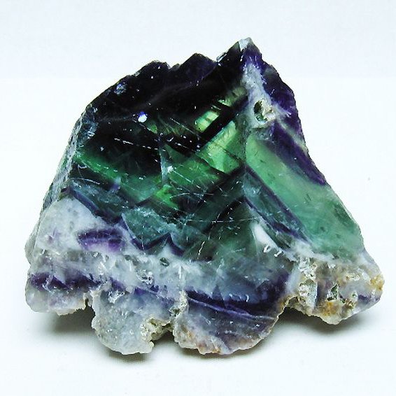 エンジェルフェザー フローライト 原石 [t599-2849]