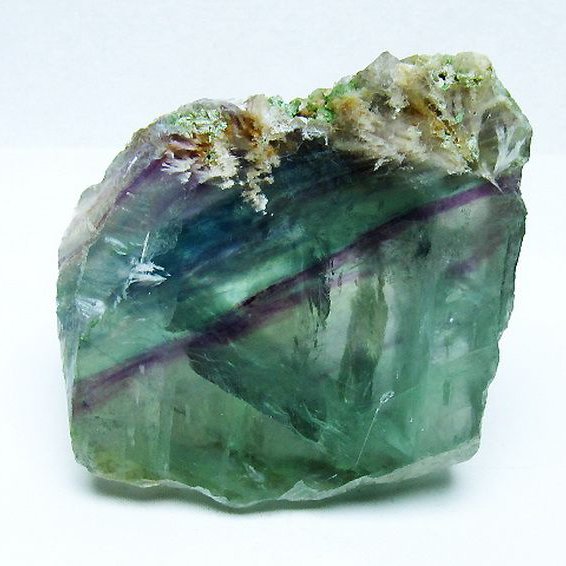 エンジェルフェザー フローライト 原石 [t599-2860]