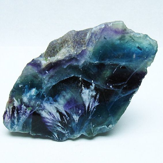 エンジェルフェザー フローライト 原石 [t599-2869]