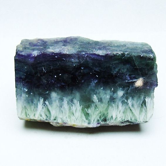 エンジェルフェザー フローライト 原石 [t599-2877]