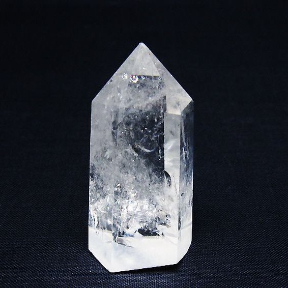 虹入り ヒマラヤ水晶 六角柱 [t60-28538]