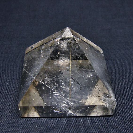 ヒマラヤクォーツ【始まりの鐘】 ヒマラヤ水晶ピラミッド[t600-2691]