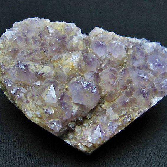 ファーデンクォーツ ハート 置物 [t602-1937]