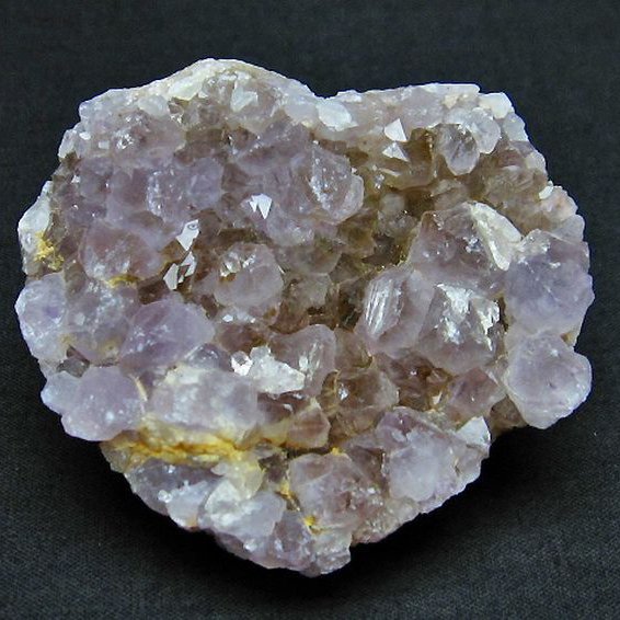 ファーデンクォーツ ハート 置物 [t602-1946]