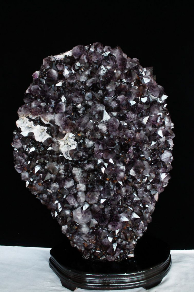 21Kg ブラジル産 アメジストクラスター同梱不可[T603-7244]