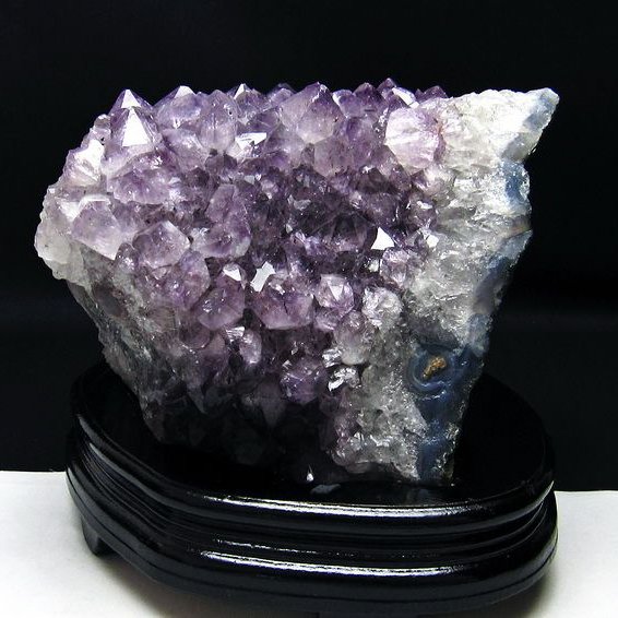 3.4Kg フラワーアメジストクラスター 原石 [t603-9368]