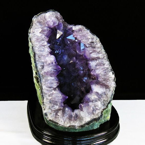 アメジストクラスター 【台座付き】016 アメジストクラスター・台座付き