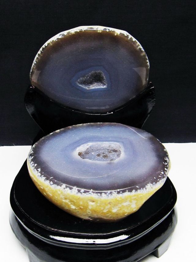 1.2Kg ペア水晶トレジャーメノウ[T604-7640]