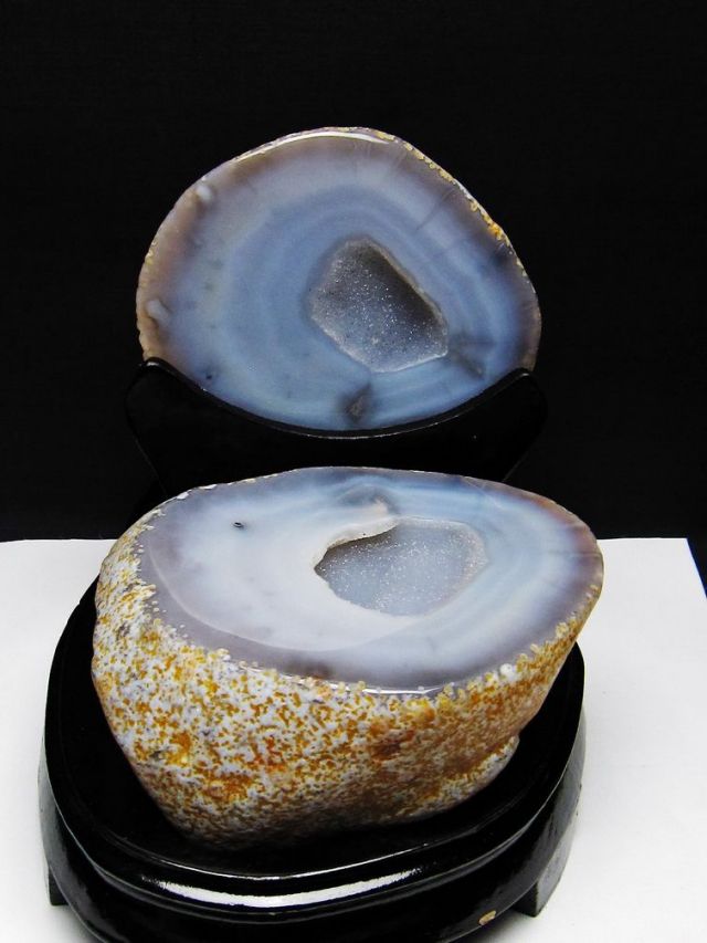 2Kg ペア水晶トレジャーメノウ [t604-7662]