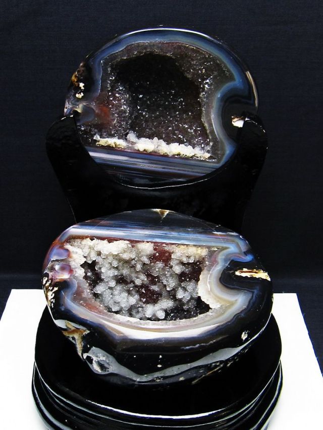 2.8Kg ペア水晶トレジャーメノウ[T604-7729]