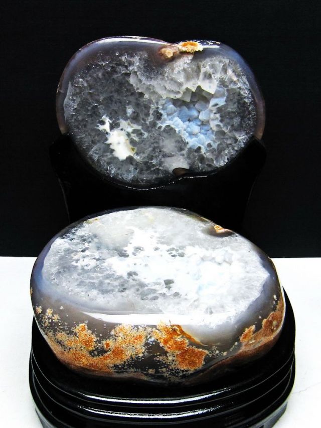 2Kg ペア水晶トレジャーメノウ [t604-7859]