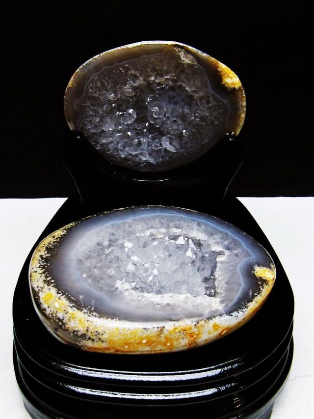 ペア水晶トレジャーメノウ [t604-7926]