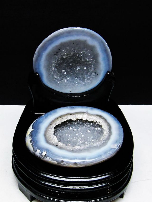 ペア水晶トレジャーメノウ [t604-7932]