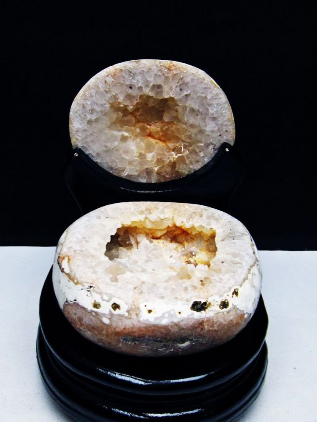 ペア水晶トレジャーメノウ [t604-7951]