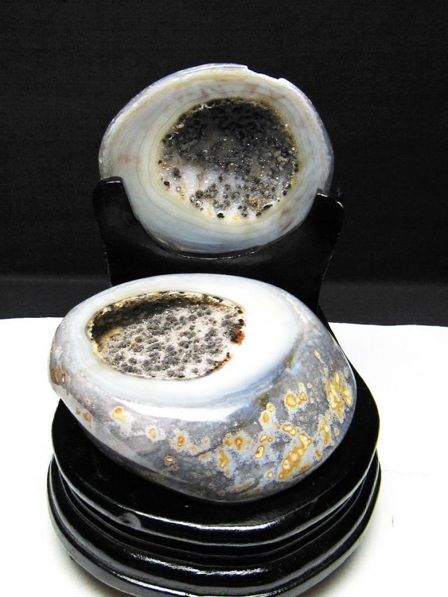 1.2Kg ペア水晶トレジャーメノウ [t604-8101]