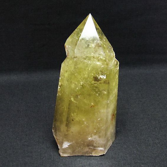 虹入り シトリン水晶 六角柱 [t61-12480]