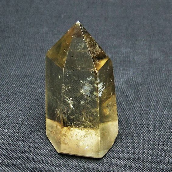 シトリン水晶 六角柱[T61-13346]