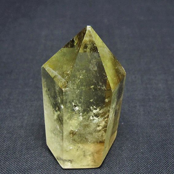 シトリン水晶 六角柱[T61-13933]