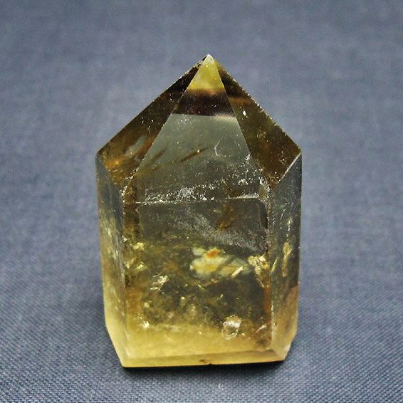 シトリン水晶 六角柱[T61-13983]