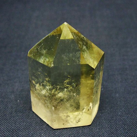 シトリン水晶 六角柱[T61-13995]
