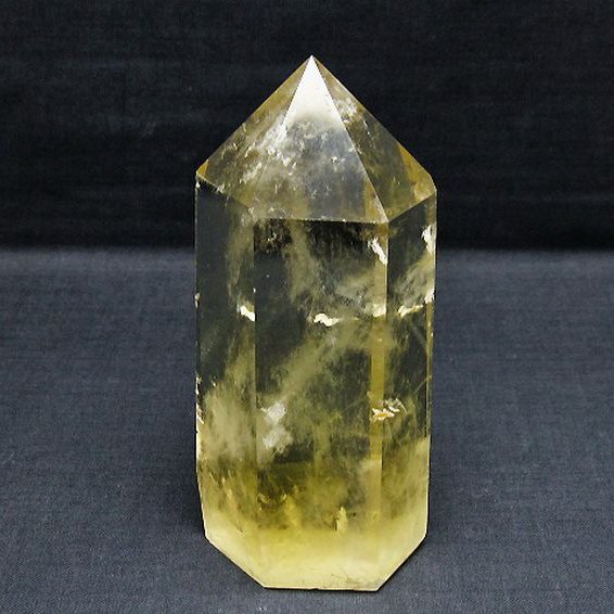 シトリン水晶 六角柱[T61-14031]