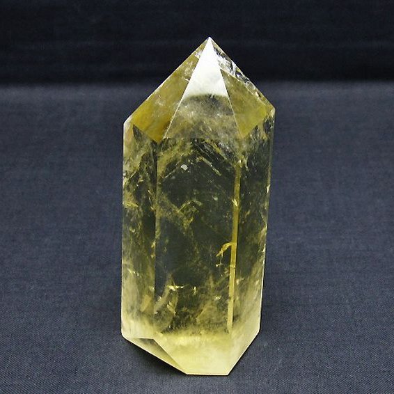 シトリン水晶 六角柱[T61-14034]