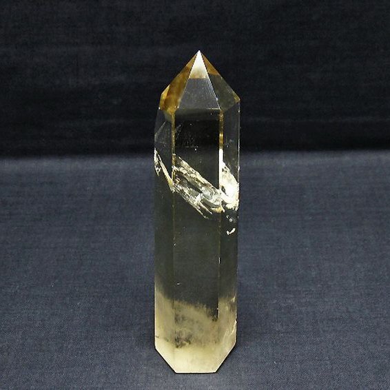 シトリン水晶 六角柱[T61-14063]