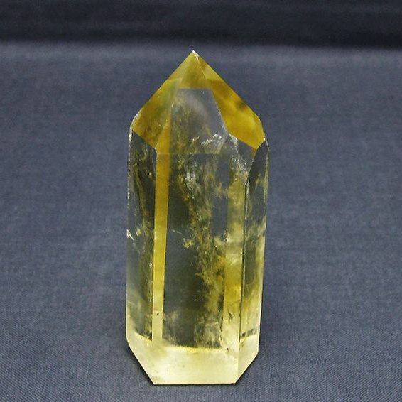 シトリン水晶 六角柱[T61-14081]