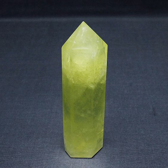 シトリン水晶 六角柱[T61-14613]
