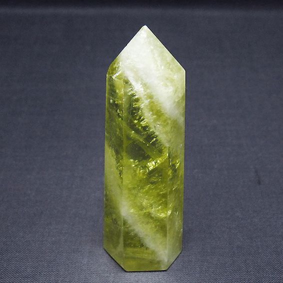 透明度抜群 虹入り スモーキー シトリン ゼウス 天然石 六角柱 専用