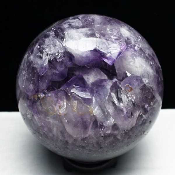 11.5Kg アメジスト笑口 丸玉 207mm [T610-11763]