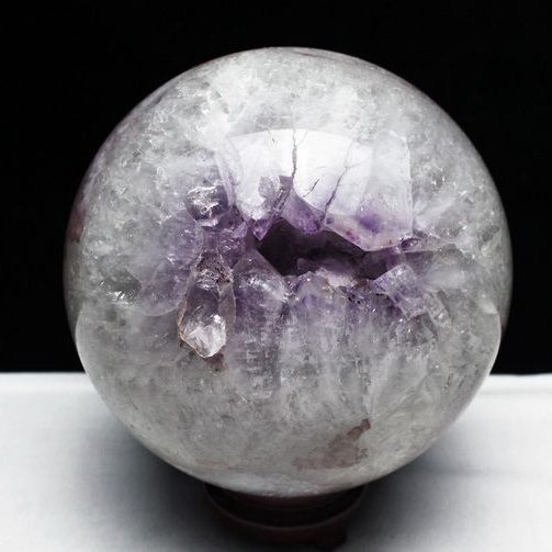 6.5Kg アメジスト笑口 丸玉 170mm [T610-11791]