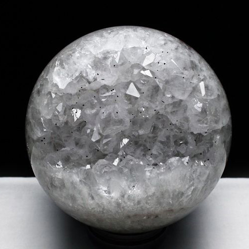 10.6Kg アメジスト笑口 丸玉 205mm [T610-11801]