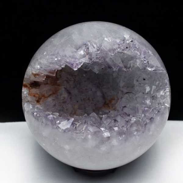 5.1Kg アメジスト笑口 丸玉 165mm [T610-11860]