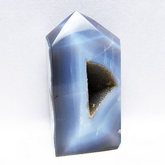 アゲート 笑口  六角柱[T610-12175]