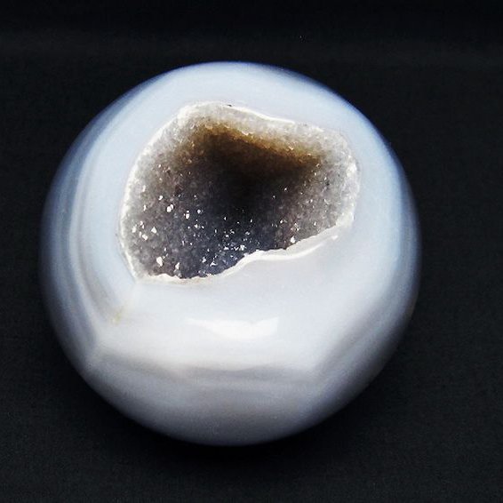 アゲート笑口 丸玉 83mm [T610-12387]