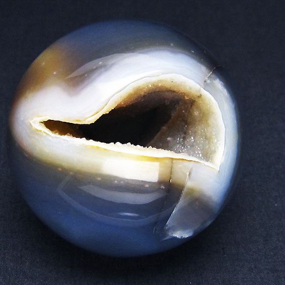 アゲート笑口  丸玉 64mm [T610-12411]