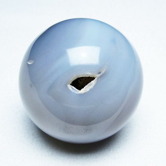 アゲート笑口 丸玉 56mm [T610-12499]