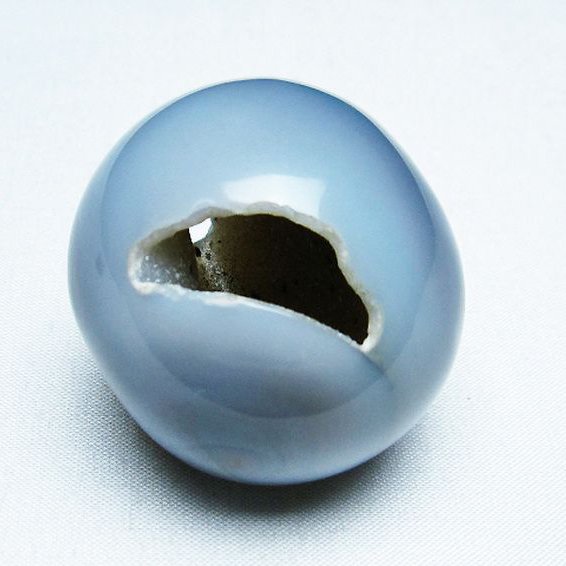 アゲート笑口 丸玉 48mm [T610-12529]