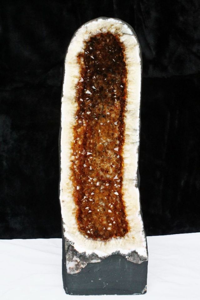 53Kg ブラジル産 シトリンドーム同梱不可 (特大品) [t611-10380]