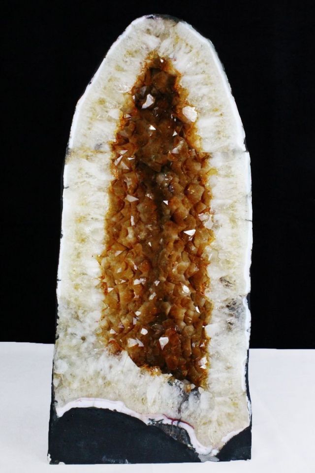 23.6Kg ブラジル産 シトリンドーム同梱不可[T611-10395]