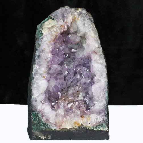 ブラジル産アメジストドーム 高品質]ブラジル産アメジストドーム（高さ約19.8cm） - 埼玉県吉川市の