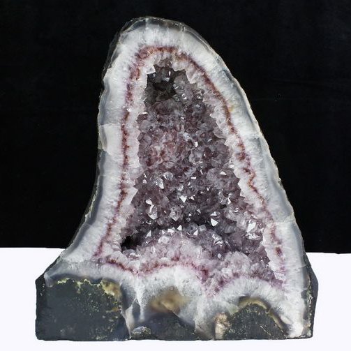 ①アメジストドーム　ブラジル産 高品質]ブラジル産アメジストドーム（高さ約19.8cm） - 埼玉県吉川市の