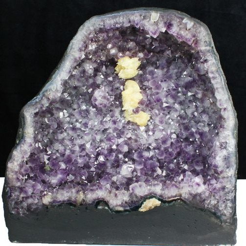 24.5Kg ブラジル産 カルサイトアメジストドーム 同梱不可 [t611-10620]