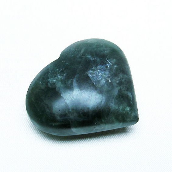 フローライトハート 置物[T613-1168]