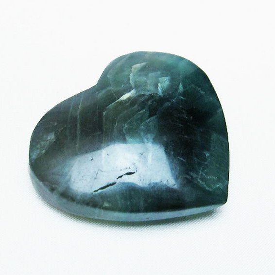フローライトハート 置物[T613-1187]