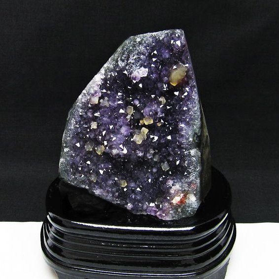 ウルグアイ産 フラワーアメジスト クラスター[T614-6452]