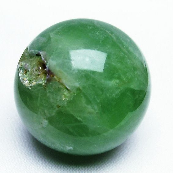 フローライト 原石 ※欠け箇所などあり 65mm [T616-3033]